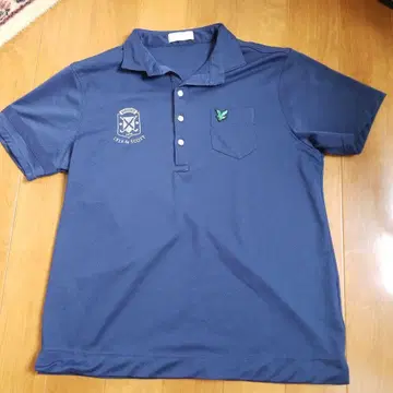 LYLE & SCOTT 네이비 피케 셔츠