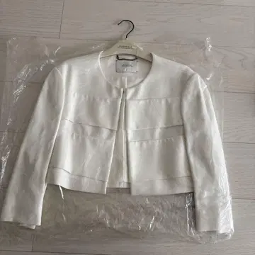 DOROTHEE SCHUMACHER 노카라 자켓 1 화이트