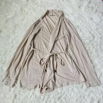 MARELLA 마레라 린넨 가디건 시어 비침