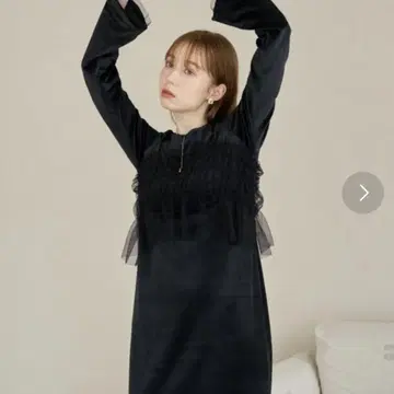hinari 튤 뷔스티에 set 벨로아 원피스