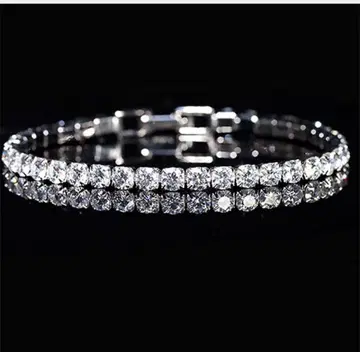 고품질 모이사나이트 s925 테니스 팔찌