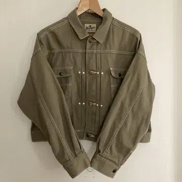 wrangler 올리브색 크롭 자켓