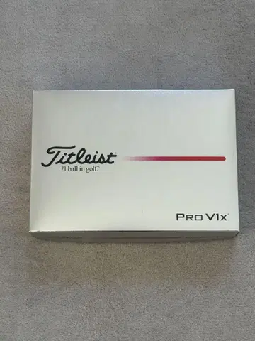 미사용 새상품 타이틀리스트 PRO V1X 1더즌 12구