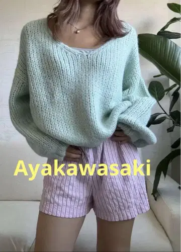 [택 포함 새상품] ayakawasaki 마쉬멜로우 니트