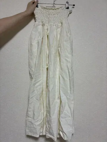 FACTORY 린넨 와이드 팬츠 사이즈 2 아이보리