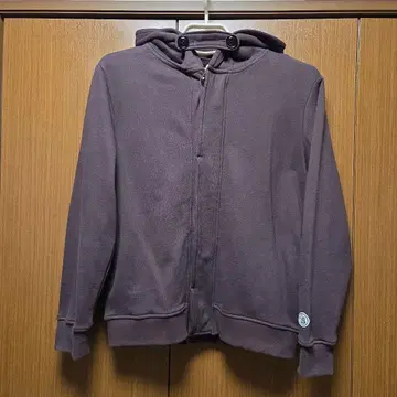 PATY SAIL 세일 하이넥 버튼업 긴팔 후드티 초코