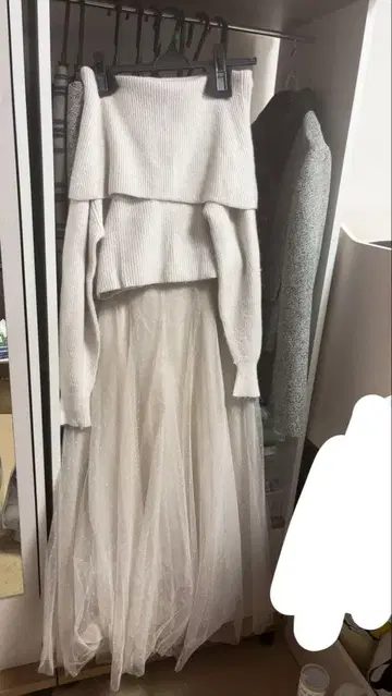 SNIDEL 화이트 셋업 M