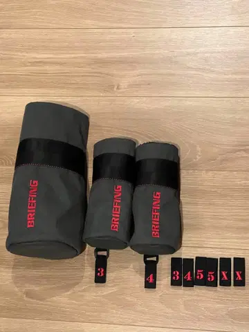새상품급 브리핑 골프헤드커버 드라이버 우드 유틸리티 3개