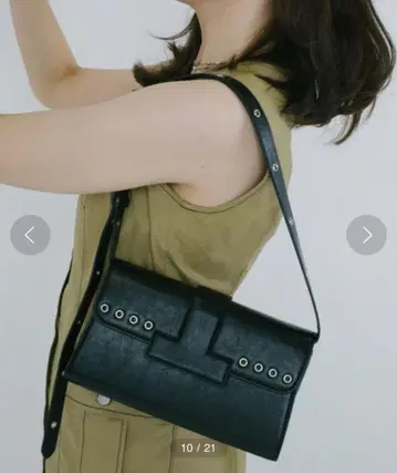인기 상품 가격 인하 중 tina:jojun 벨트 미니백 블랙 블랙 가죽