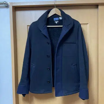 BLUE BLUE JAPAN 버튼 부착 자켓 사이즈 2 네이비