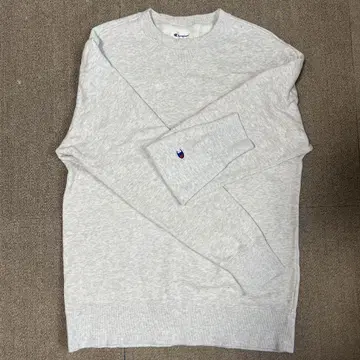 챔피언 화이트 그레이 맨투맨 X-LARGE