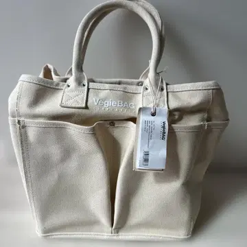 VeggieBAG 크림색 토트백