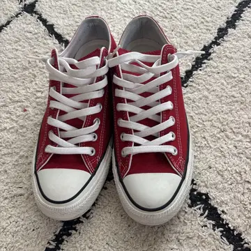 CONVERSE 레드 스니커즈 27cm