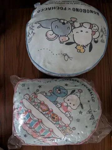 보노보노 x 포차코 쿠션 세트