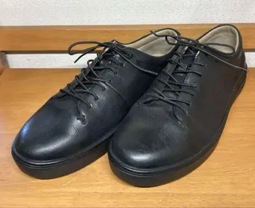 문스타 Gently 가죽 스니커즈 블랙 27cm