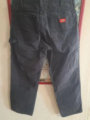 00s Dickies 덕지 블랙 페인터 팬츠