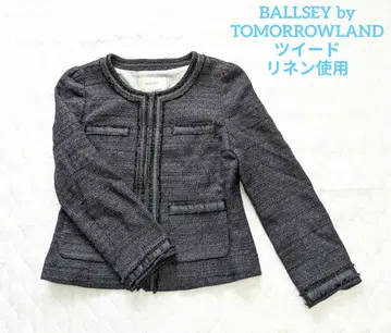 BALLSEY by TOMORROWLAND 노카라 트위드 자켓