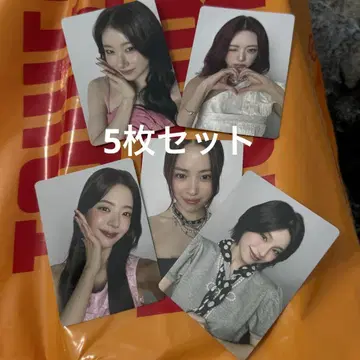 ITZY 회장 한정판 예지 류진 채령 유나 트레이딩 카드 5장