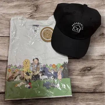 새상품 사카가미가 오리지널 T셔츠 L & 캡 세트