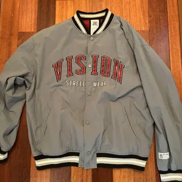 VISION STREET WEAR 그레이 나일론 자켓 L