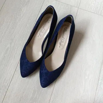 네이비 펌프스 레이스 24cm
