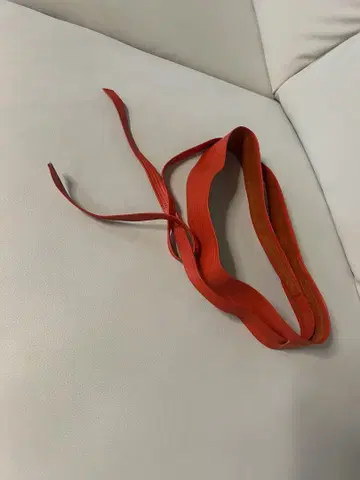 오렌지 가죽 새시 벨트