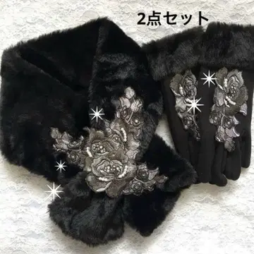 B-117 팁토 장갑 머플러 방한 넥워머 핸드메이드