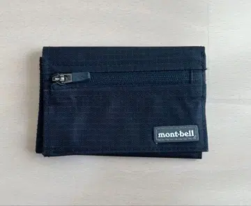 mont-bell 트레일 월렛 3단 폴더형 지갑 블랙