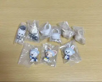 SKZOO 가챠 사우나 집게로 연결하는 마스코트 푹신한 링