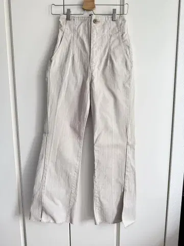 LILYBROWN 릴리 브라운 백 레이스업 플레어 데님 PT