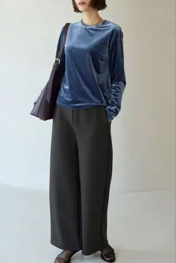 안피로 경량/스트레치 뷰티 폼 저지 이지 팬츠