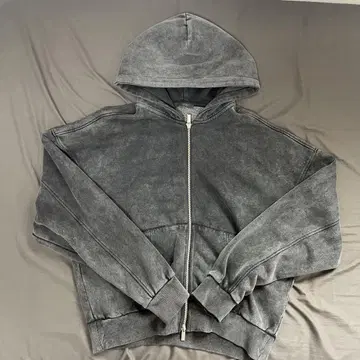 ZARA 워시 가공 지퍼 사양 후디
