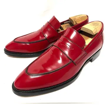 컨디션 최상 PAUL SMITH 에나멜 로퍼 8(26.5) 이탈리아제