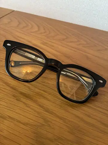 EFFECTOR CUT 블랙 안경 일본제