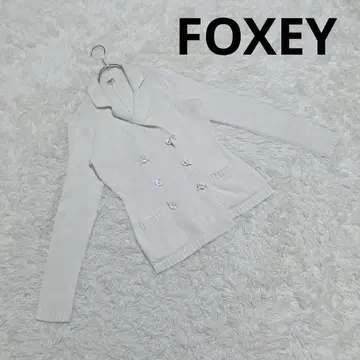 FOXEY (38) 긴팔 가디건 무지 아우터 심플 자켓