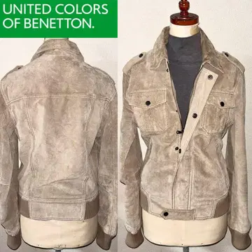 BENETTON 베네통 가죽 자켓 이탈리아 브랜드 라이더