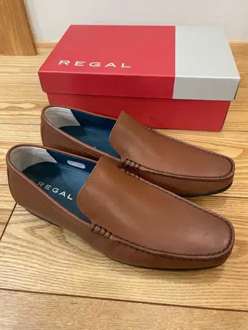 새상품 리갈 REGAL 남성용 슬립온 56HR 천연 가죽 신발