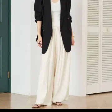 25SS 플라주 plage georgette 팬츠 아이보리