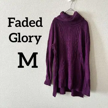 Faded Glory [ M ] 긴팔 터틀넥 니트 겨울 멋쟁이