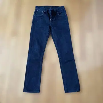 Nudie Jeans Co. 다크 블루 슬림 핏 데님