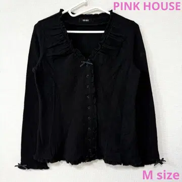 PINK HOUSE 핑크하우스 압축 니트 가디건 일본제 M