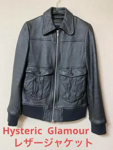 Hysteric Glamour 블랙 가죽 자켓