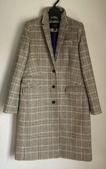 새상품 J.crew 울 체스터 코트 여성용 US 사이즈 8