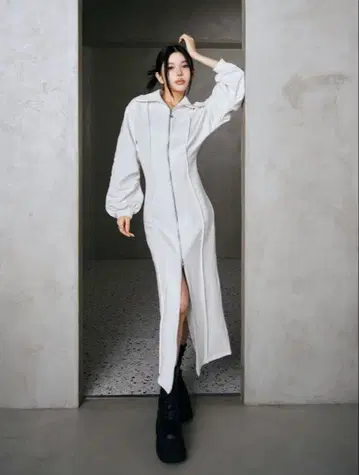 Darich DD 맨투맨 롱 원피스