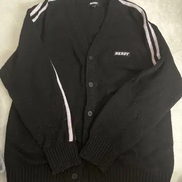 NERDY 블랙 가디건 S