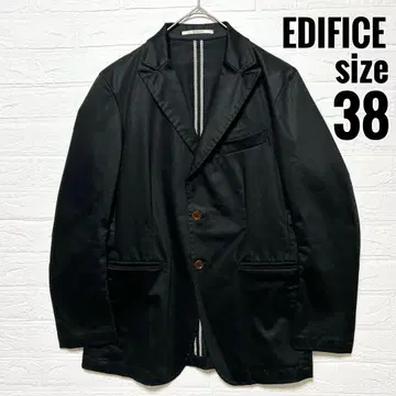 에디피스 테일러드 자켓 블랙 광택감 트리플 [ 38 ]