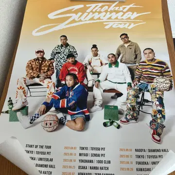 BADHOP 배드홉 The Last Summer Tour 포스터