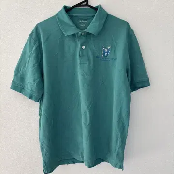 레어 L.L.Bean 엘엘빈 반팔 피케 셔츠 비니 부츠 와펜 M size