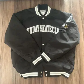 WEGO 바시티 자켓 SUNDAY SKATE CLUB