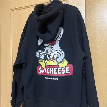 FR2 후드티 say cheese 블랙 L